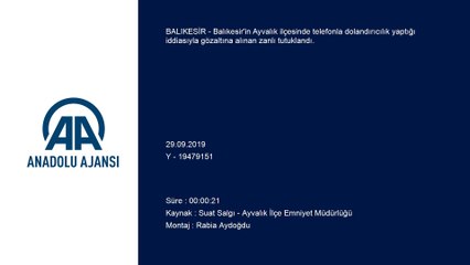 Telefonla dolandırıcılık - BALIKESİR