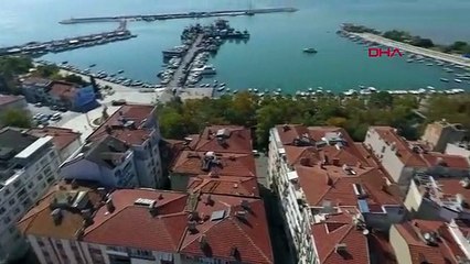 Silivri deprem sonrası havadan görüntülendi