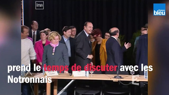 Quand Jacques Chirac faisait campagne à Nontron, en Dordogne