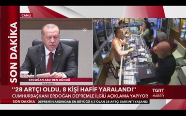 Cumhurbaşkanı Erdoğan 5.8 Şiddetindeki Depremin Bilançosunu Açıkladı