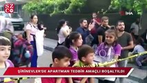 Şirinevler'de bina çatladı