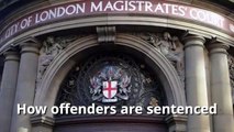 How are offenders are sentenced in UK courts?