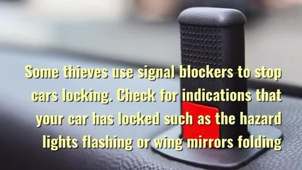 Car theft prevention