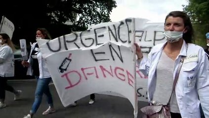 Conditions de travail à l'hôpital d'Annecy : 100 manifestants dans les rues