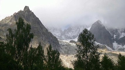 Glaciar do Monte Branco em risco de desabar