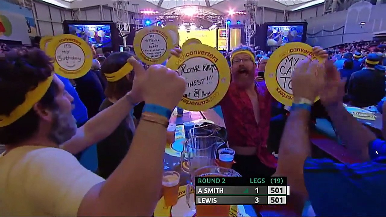 PDC Players Championship Finals 2014 2nd Round - Lewis vs A Smith