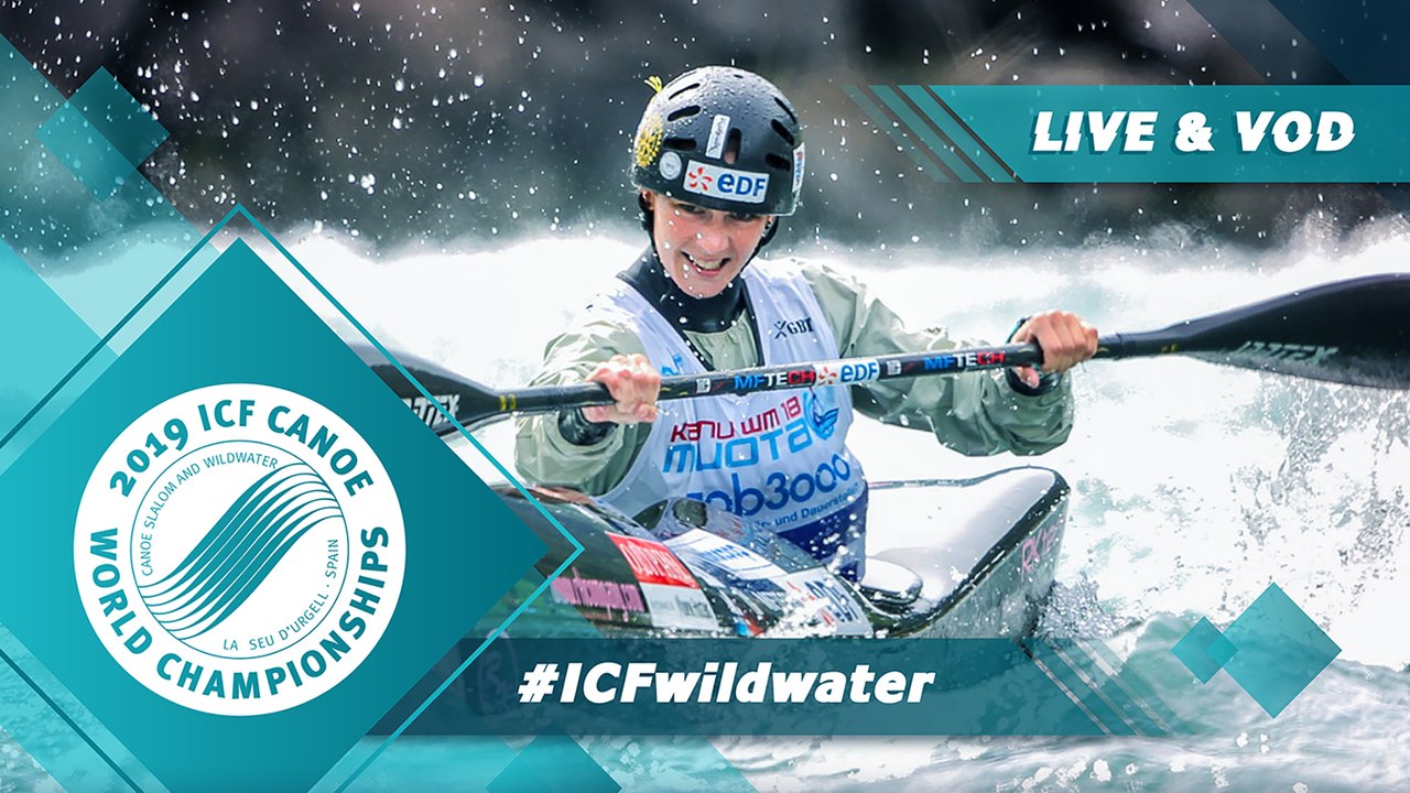 2019 ICF Wildwater Canoeing World Championships La Seu d'Urgell Spain / Wildwater Heats – K1, C1