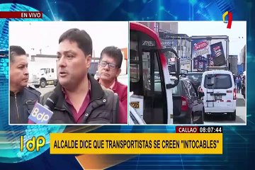 Gremio de transportistas: “Alcalde de Lima se dedica a pelear con nosotros”