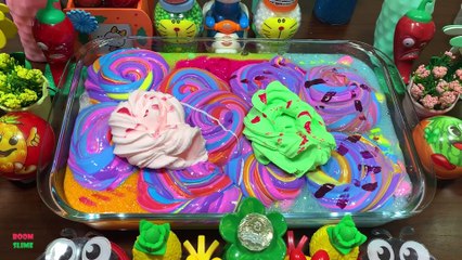 Relaxing with Piping Bags !! Mixing Random Things Into Slime !! Satisfying Slime Smoothie #666