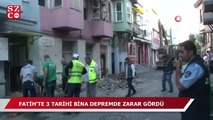 Fatih’te 3 tarihi bina depremde zarar gördü