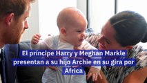 El príncipe Harry y Meghan Markle presentan a su hijo Archie en su gira por Africa