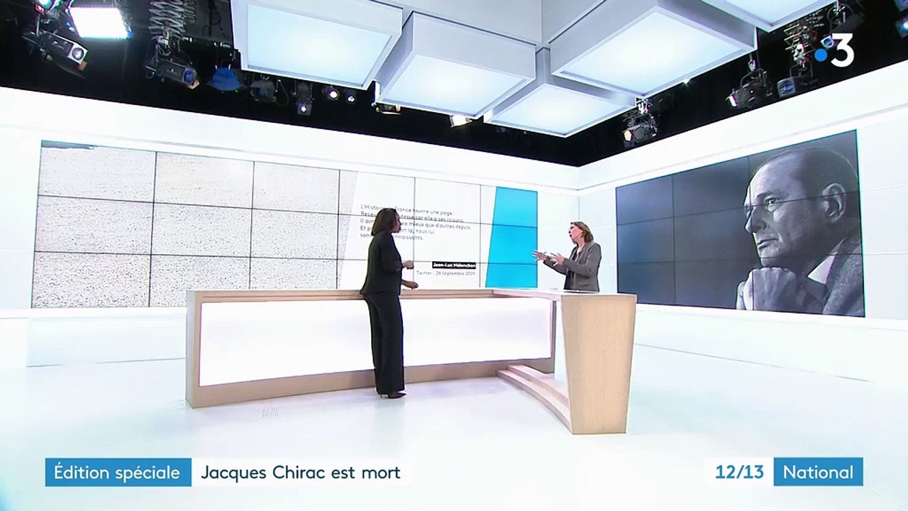 Mort de Jacques Chirac : de Jean-Luc Mélenchon à Line Renaud, les réactions affluent