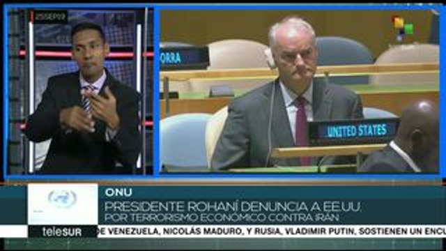 Presidente iraní califica de terrorismo económico sanciones de EEUU