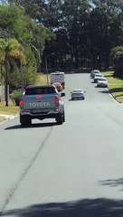 Truck Drives a Little Dodgy