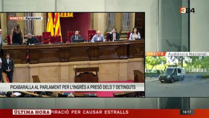 Roger Torrent expulsa Carrizosa del parlament