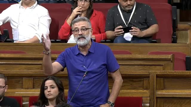 La CUP abandona el Parlament tras saber que los miembros de los CDR detenidos irán a prisión provisional