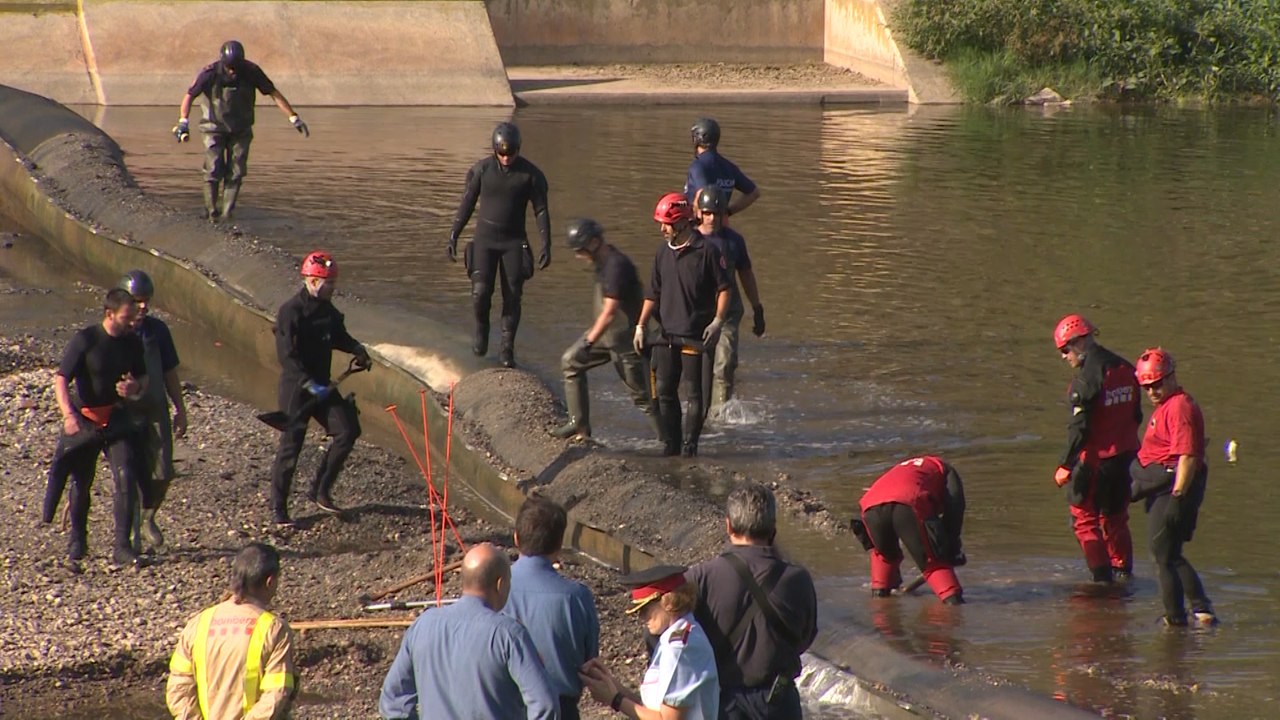 Sigue la búsqueda del bebé en el río Besòs (Barcelona)