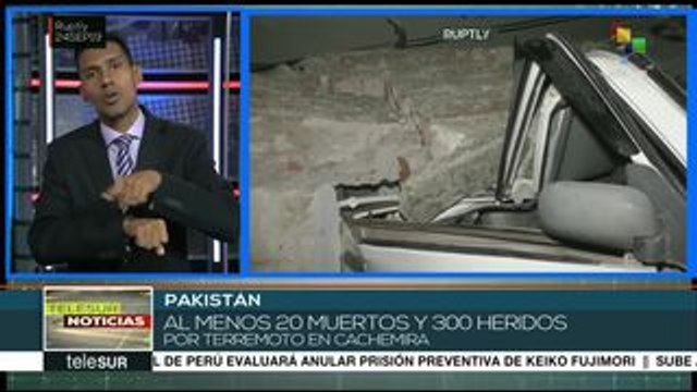 Pakistán: sismo de 5.8 grados Richter deja 20 muertos y 300 heridos