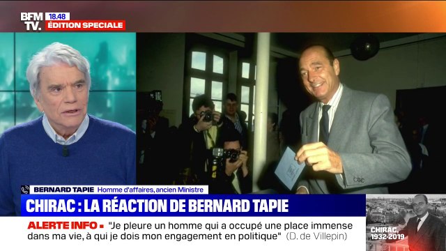 Bernard Tapie: On a tous quelque chose de Jacques Chirac
