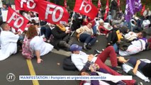 Le journal - 26/09/2019 - MANIFESTATION Pompiers et urgentistes ensemble