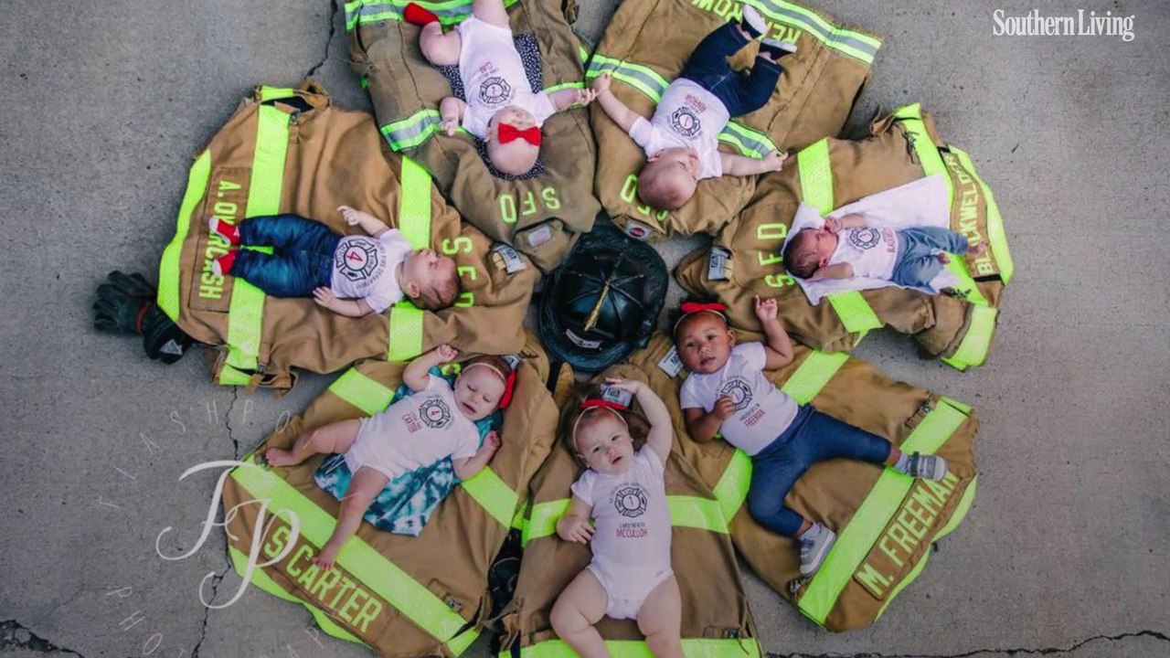 North Carolina Firefighters Celebrate Baby Boom...