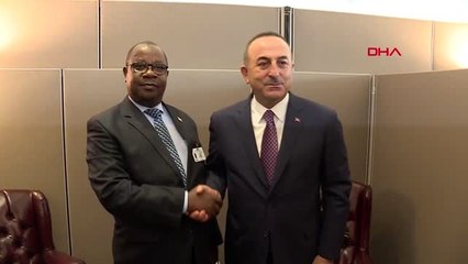 Çavuşoğlu, burundi dışişleri bakanı ezechiel nibigira ile görüştü