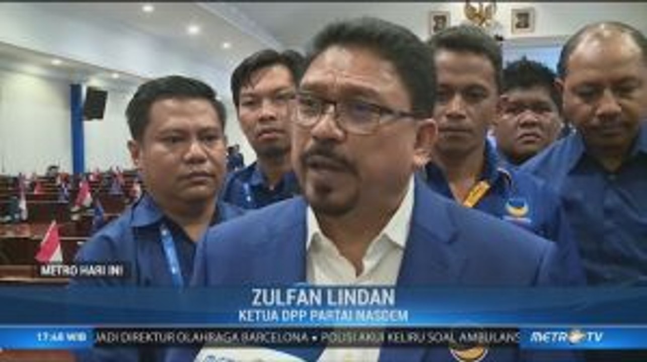 Zulfan Lindan Sampaikan Pesan ke Anggota DPRD Terpilih Partai NasDem