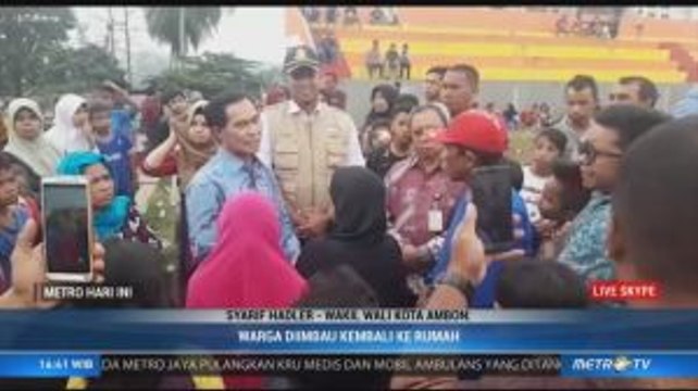 Pascagempa, Warga Ambon Masih Bertahan di Lokasi Pengungsian