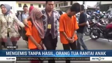 Suami Istri Paksa Anaknya untuk Mengemis