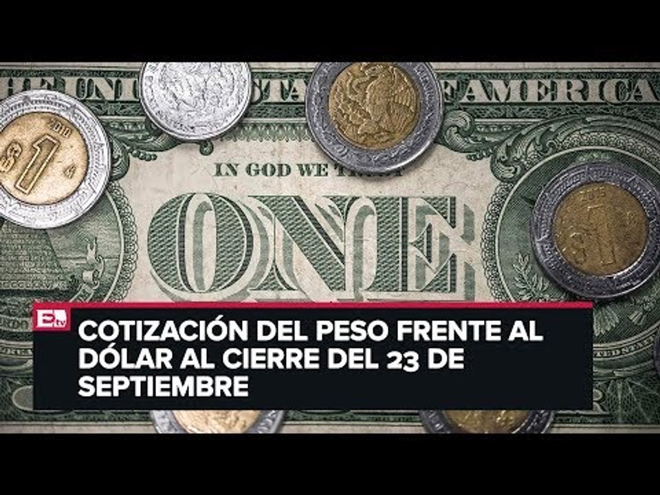 Así cerró el peso frente al dólar