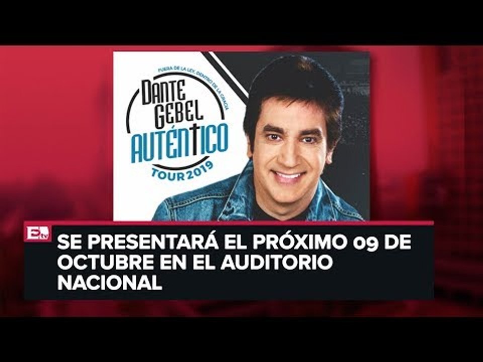 Dante Gebel presenta su tour 'Auténtico'