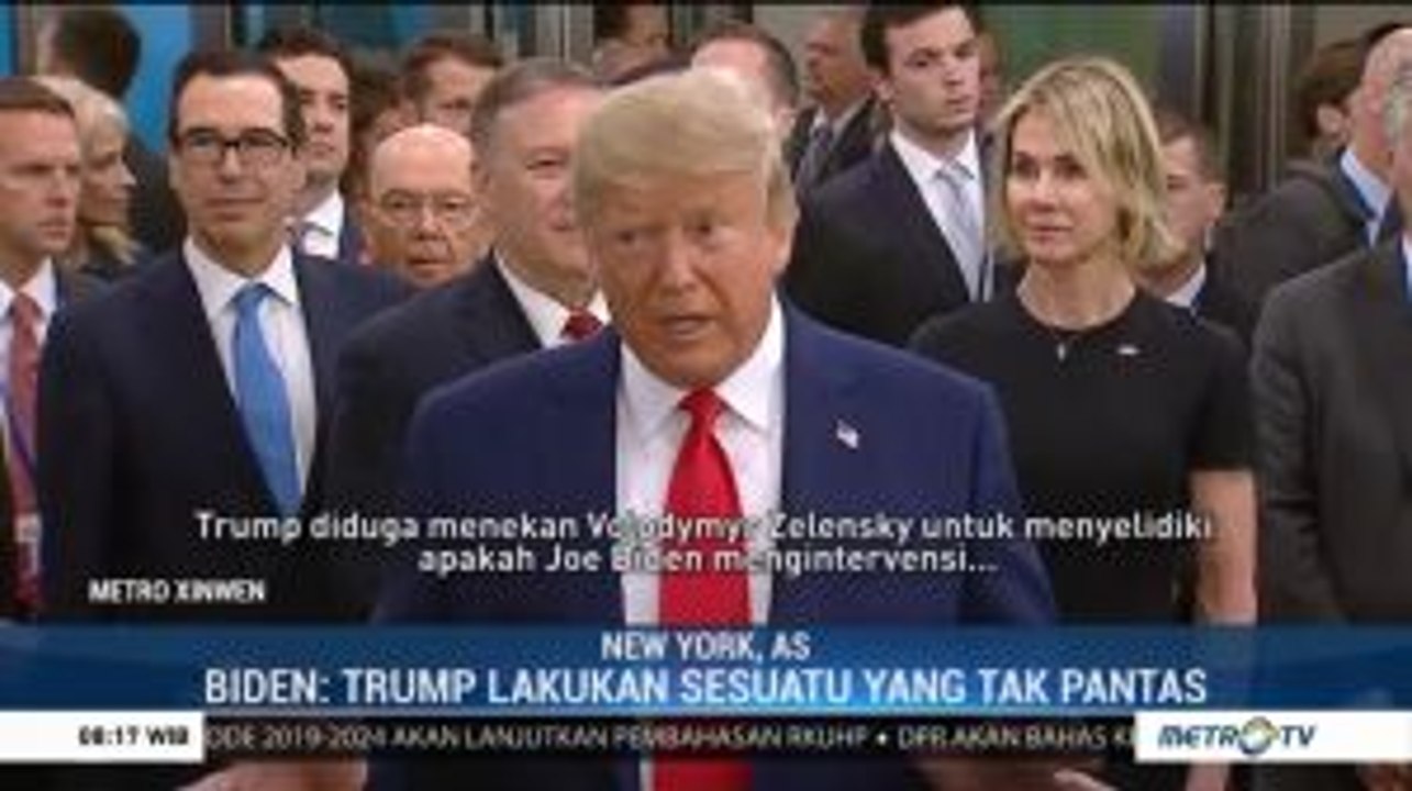 Skandal Transkrip Pembicaraan Trump yang Tekan Ukraina