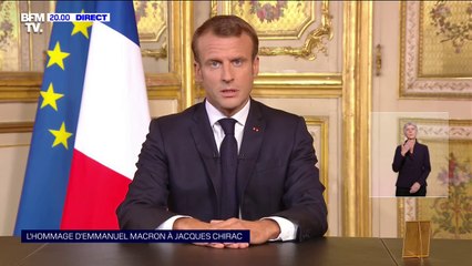 Emmanuel Macron: "Nous perdons un homme d'État que nous aimions autant qu'il nous aimait"