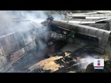 Ladrones de trenes provocan choque de dos ferrocarriles | Noticias con Ciro Gómez Leyva