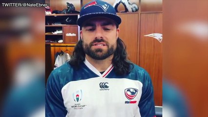 Tom Brady, Nate Ebner Cheer On USA Rugby At World Cup