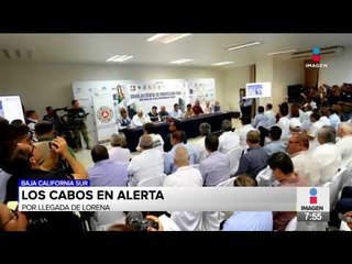 Emiten alerta ante la llegada del huracán "Lorena" a Los Cabos | Noticias con Francisco Zea