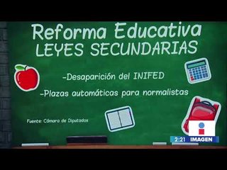 Скачать видео: ¿Qué se contempla en las leyes secundarias de la Reforma Educativa? | Noticias con Yuriria Sierra