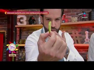 Cocina de solteros: ¡Pescado empapelado con hierbabuena y limón! | Sale el Sol