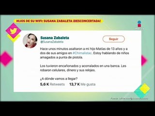 Susana Zabaleta demanda violento asalto a su hijo de 13 años | De Primera Mano