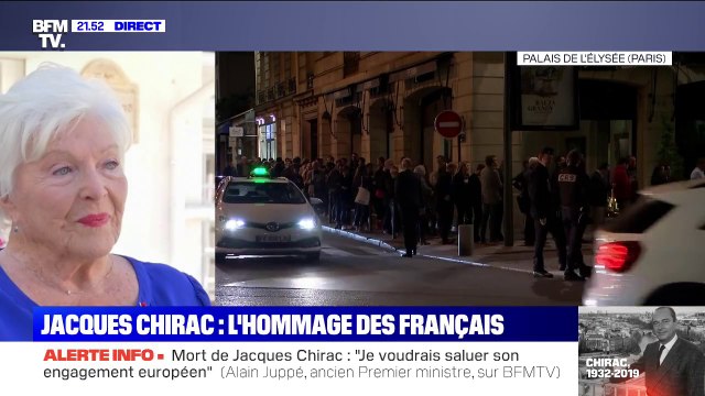 Ma peine est immense. C'était comme un frère Line Renaud, très émue, rend hommage à Jacques Chirac