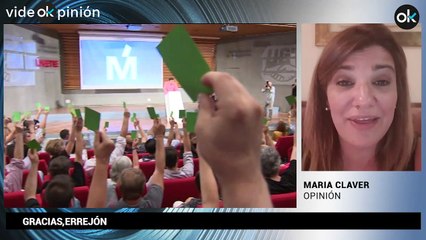 VideOkpinión María Claver: "Gracias,  Errejón"
