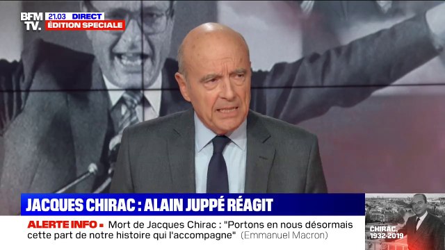 C'était tout simplement la vérité : Alain Juppé défend Jacques Chirac sur sa petite phrase sur le bruit et l'odeur