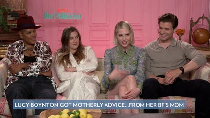 The Politician's Lucy Boynton Called Boyfriend Rami Malek After a Bad Audition... and His Mom Took the Phone!