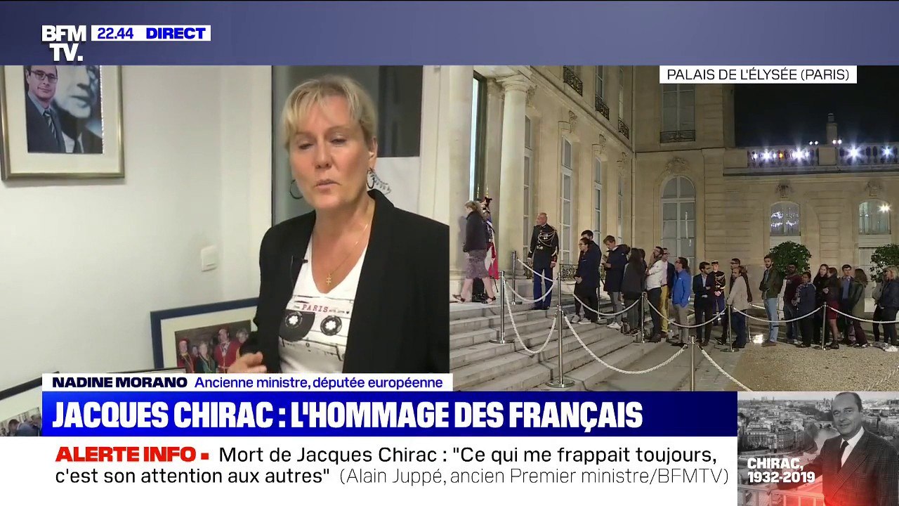 Au travers de photos et de souvenirs, Nadine Morano se souvient d'un Jacques Chirac "affectueux"