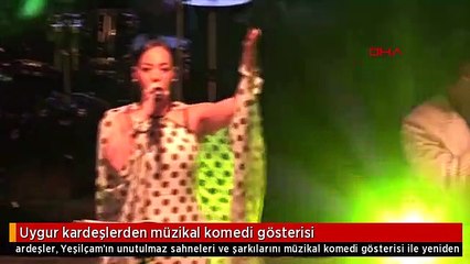 Uygur kardeşlerden müzikal komedi gösterisi