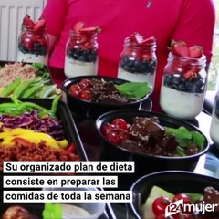 Pareja consigue perder 90 kilos con organizado plan de preparación de alimentos