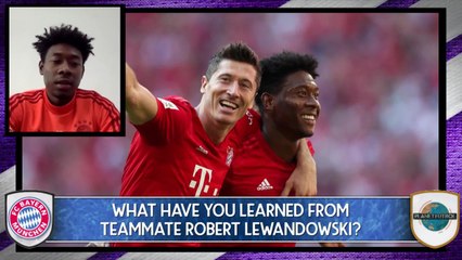 Bayern Munich's David Alaba On Teammate Robert Lewandowski