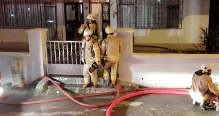 İstanbul'da bir binanın çatısında çıkan vatandaşları korkuttu!