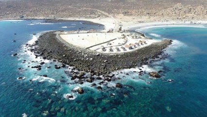 Playa Totoralillo Beach Coquimbo, Chile (Drone footage)