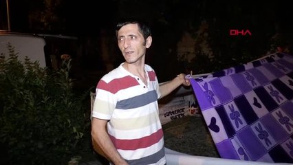 Esenyurt'ta vatandaşlar geceyi dışarıda geçiriyor